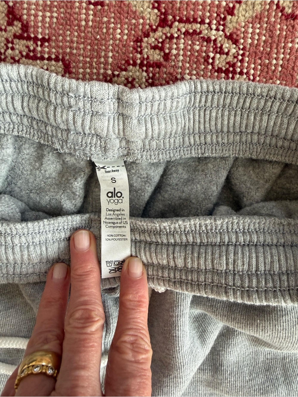 Alo grey women’s sweatshirts size Small - Picture 2 of 3